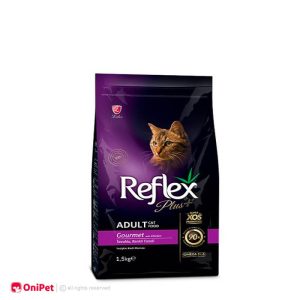 غذای خشک رفلکس پلاس گربه گورمت وزن ۱/۵ کیلوگرم